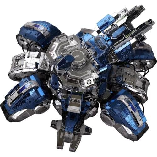 MU 3D Metal Puzzle Siege edition Tank Joint Movable DIY Laser Cut Jigsaw Model For Adult kid Educational Toys Desktop decoration