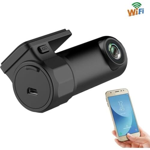 ANPWOO Mini 1080P HD WIFI Driving Recorder USB Car Hidden Surveillance Loop Video Recording Angle 170 Degree View Anytime