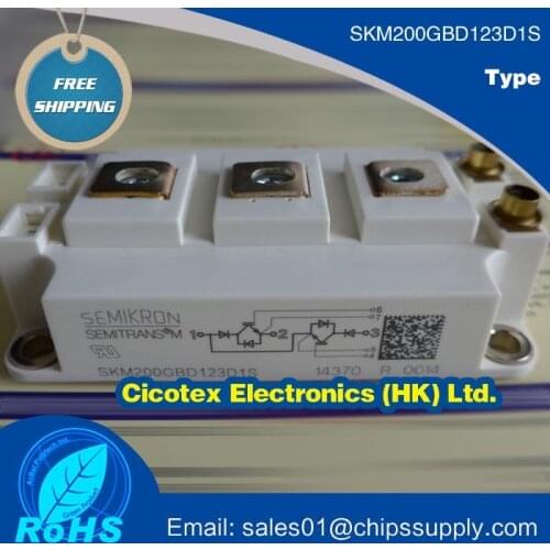 SKM200GBD123D1S MODULE IGBT SKM 200GBD 123D1S Superfast NPT-IGBT Modules SKM200GBD123DIS