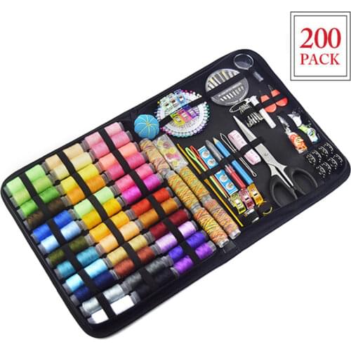 Sewing Kits DIY Multi-function Arts Crafts Sewing Storage Box Set Hand Quilting Stitching Embroidery Thread Sewing Accessories