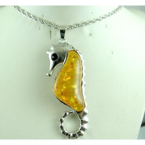 The New Fashion Precious Modernist teardrop golden honey pressed Ambers Pendant Necklace jewellery making A39