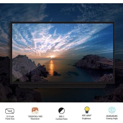 Original IVO M125NWF6 R0 12.5 Inch 40 pins Brightness for Laptop LCM Module LCD Display Screen WithoutTouch