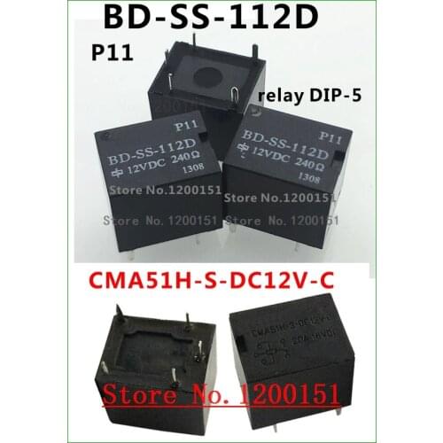 P11 BD-SS-112D CMA51H-S-DC12V-C relay DIP-5