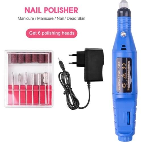 Professional Electric Nail Drill Machine Milling Bits Set Nail Art Sanding File UV LED Gel Polish Remover Nail Manicure Tools