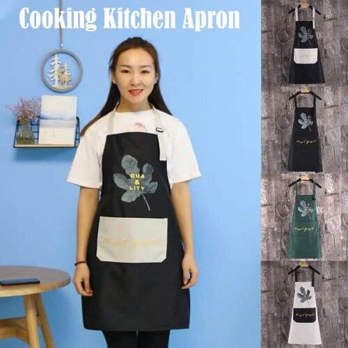 Adjustable Cooking Kitchen Apron Water Resistant Kitchen Apron Chef Waiter Cafe Shop BBQ Hairdresser Apron Bib Kitchen Accessory