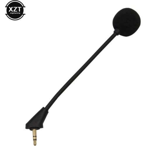Replacement Game Mic 3.5mm Microphone for Kingston HyperX Cloud Alpha 2 II X Core Pro Silver Cloudx Gaming Headsets Headphones