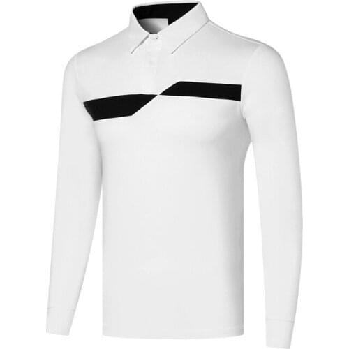 Sports mens quick-drying clothes golf clothes mens golf clothing autumn and winter new style outer wear tops