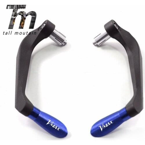 Universal Motorcycle CNC 7/8" 22mm Handlebar Handle Grips Brake Clutch Levers Guard Protector For Yamaha V-MAX V Max Vmax 1200