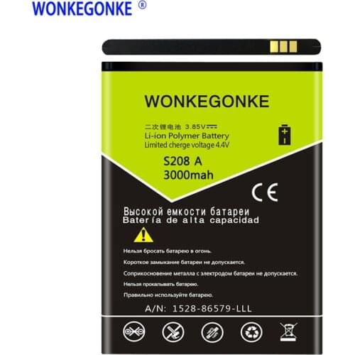 WONKEGONKE For Cubot S208 A Battery S208A Batterie Bateria High quality +tracking number
