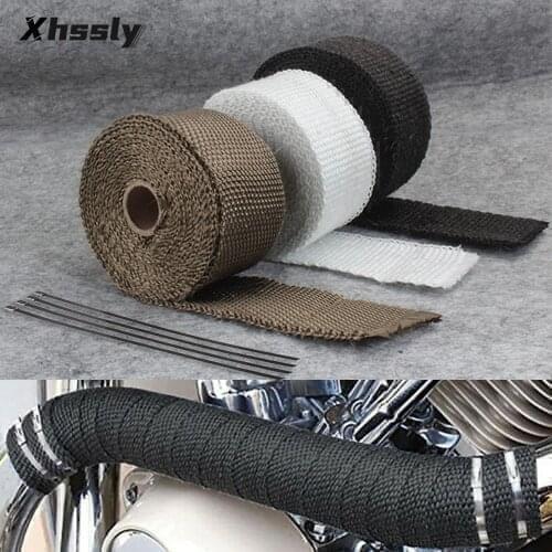 Motorcycle Exhaust Pipe Heat Shield Protection For YAMAHA Xt660X Tzr 50 R1 2003 R6 2018 Bws 100 Dragstar 1100 Neos Tracer 900