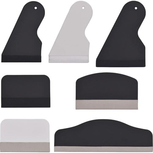 Screen Protector Hydrogel Film Remove Air Bubble Scraper Card For iPhone Tablet PC Mobile Phone With Cloth Plastic Board Tool