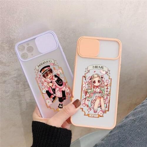 Lens Protection Phone Case for Iphone 11 Pro XS MAX 8 7 6 Plus X SE20 XR Anime Japan Toilet Bound Hanako Kun Cover for IPhone 12