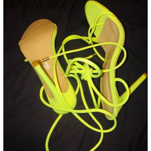 Add size 43 sexy heels New Womens Shoes Womens High Heels Summer Womens Sandal Lap Up Womens High Heels Charming Stilettos