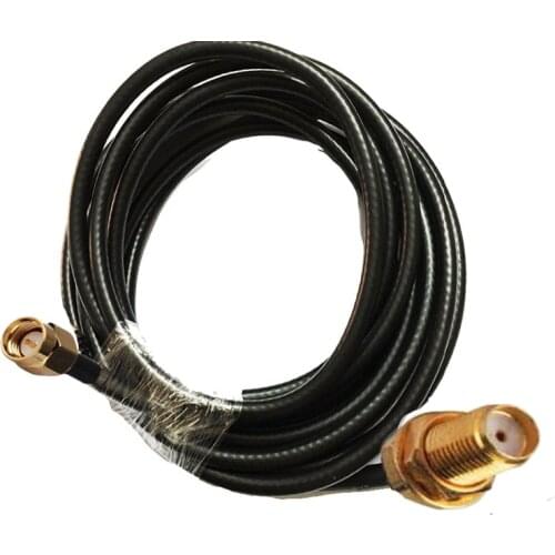 1/2/3m 5m 10m 15m SMA Male to SMA Female Jack connector 5D-FB 50-5 Coaxial Cable RF Adapter Coax Cable 50Ohm