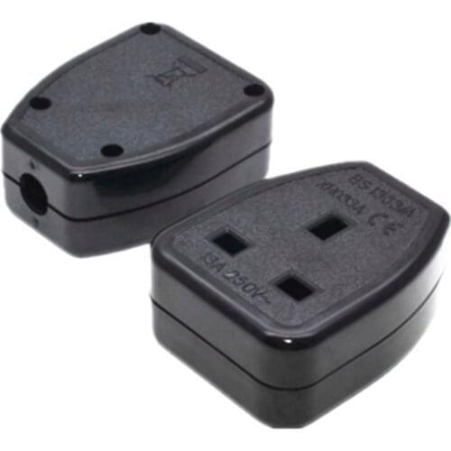 1PCS UK British standard power Adaptor detachable female socket 16A 250V