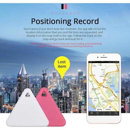 1 Pcs Triangle Anti-Lost Device Two-Way Anti-Lost Locator Object Finder Tracker Wireless Anti-Lost Selfie