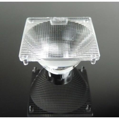 21.57*21.57*14.47mm PMMA Material LED Lens, Light Transmittance 93%, Applicable Scope Is Advertising Light Box, Wall Washer