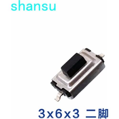 3*6*3mm Light touch switch patch 2 feet micro Button switch two feet 3x6x3mm Touch switch The cars remote control switch