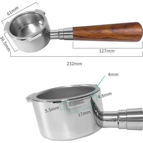 51/54 Bottomless Portafilter Professional Coffee Espresso Machine Handle Tools