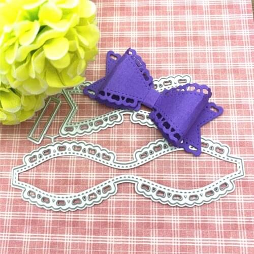 Bow Metal Cutting Dies Stencil Scrapbooking DIY Album Stamp Paper Card Embossing M76D