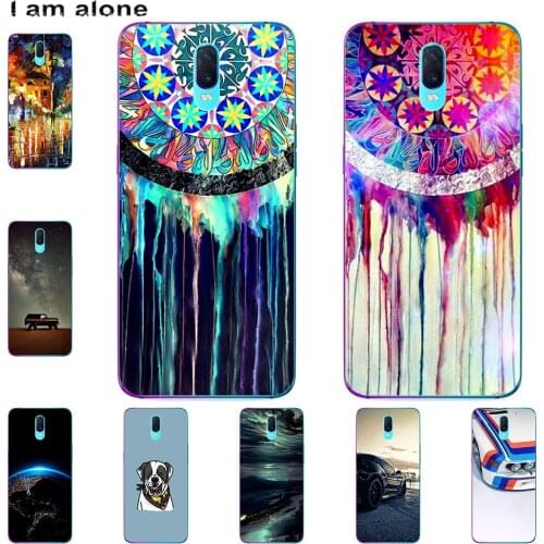 I am alone Phone Case For OPPO R7 R9S R11 R15X R17 Fashion Color Cute Cartoon Printed Paint Mobile
