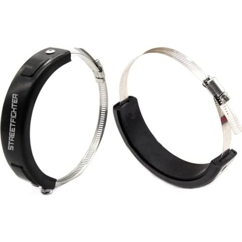 Silencer Round Oval Exhaust Protector Can Cover For DUCATI Streetfighter/S 848 2009 - 2014 Motorcycle Accessories 100MM-140MM