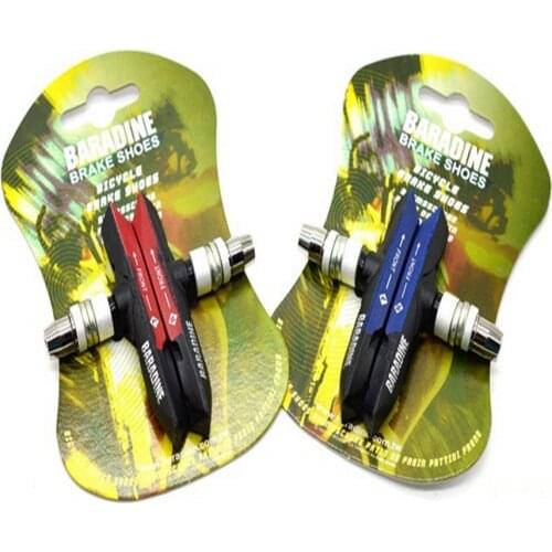 Mountain Bicycle Bike Brake Leather Tube Pad Rubber V Brake Block Shoe MTB-959V