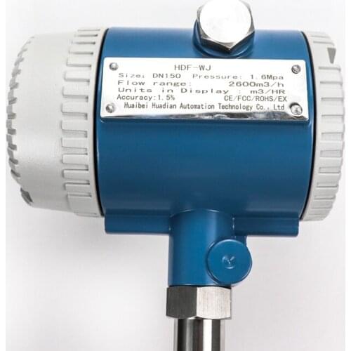 Intelligent vortex air flow meter price pressure drop in 1.6mpa instant and cumulative flow rate vortex flow meter