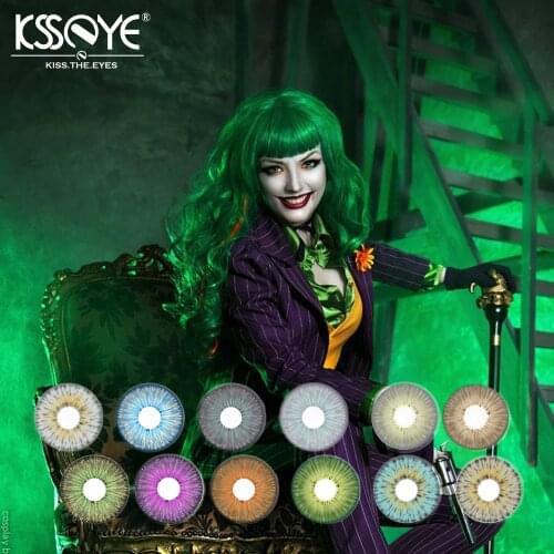 KSSEYE Hotsale NEWYORK 5TONS Color Contact lens Soft Contact Lenses 100% Cover Dark Eyes