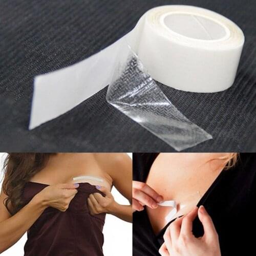 Body Tape For Boobs Clothing Double Sided Non Slip Safe Breast Wig Ultra Thin Bra Invisible Lingerie Dress Self Adhesive