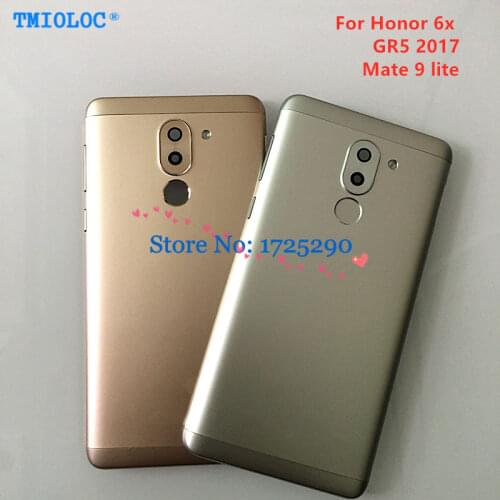 Metal Battery Door Back Cover Housing Case For Huawei Honor 6X GR5 2017 / Mate 9 lite BLL-L21 BLL-L22 BLL-L23 BLN L24 L22 L21