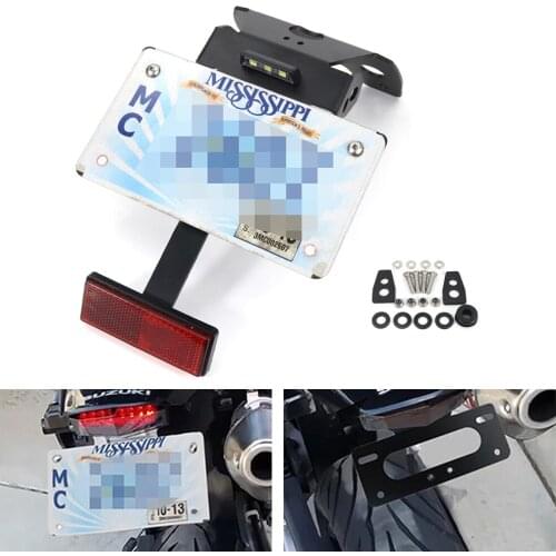 Tail Tidy Fender Eliminator Kit Fit For Suzuki GSR750 2011-2021 GSX-S750 2015-2016 License Number Plate Frame Holder Bracket