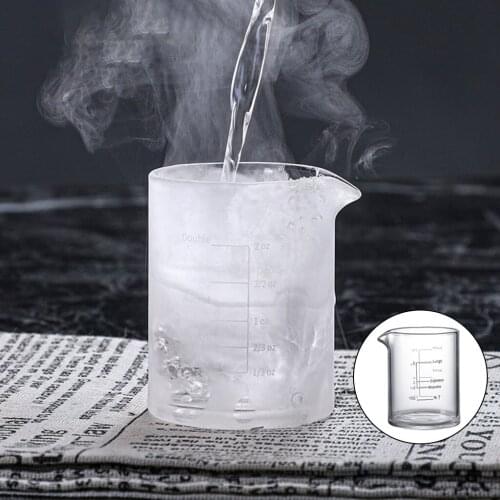 Clear Glass Espresso Shot Glass Measuring Cup for Tequila Measurement 3.38 oz 100ML