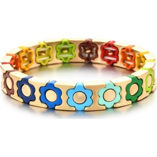 Rainbow New Boho Bohemian Bracelet Friends Brazalete Mujer Punk Charm Bracelet Homme Pulsera Hombre Pulseira Masculina Jewelry