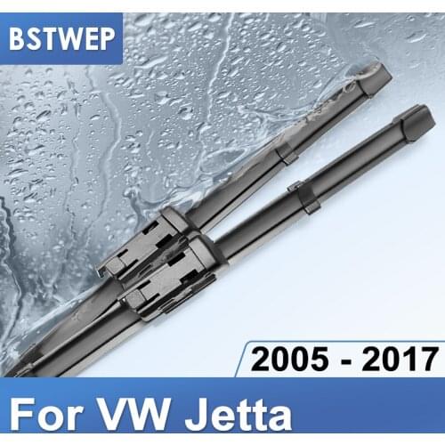 BSTWEP Windscreen Wiper Blades for Volkswagen VW Jetta A5/ A6 Model Year from 2005 to 2018
