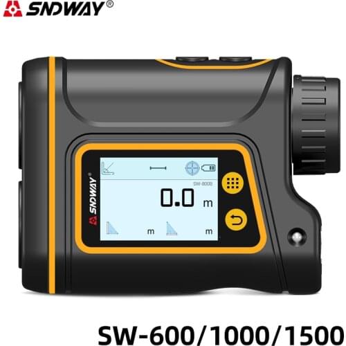 SNDWAY Telescope Laser Rangefinder For Hunting 1500M 1000M 600M Monocular Wave Laser Tape Measure Trena Distance Meter