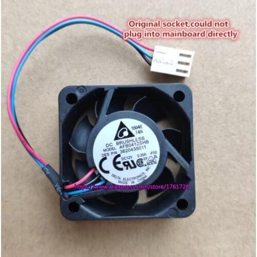 Brand new 40*40*15mm 4cm fan AFB0412SHB 12V 0.35A large air flow 3wires