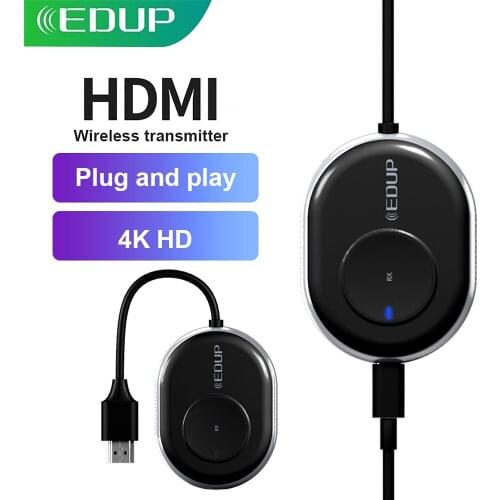 EDUP 4K Wireless HDMI-compatible Video Transmitter Streamer Wifi Display Dongle for Projector Smartphone Tablets
