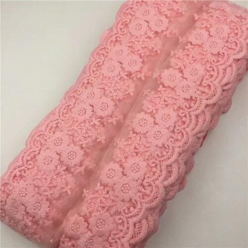 High Quality Lace Fabric Mesh Embroidery Trim Knutselen Materialen Renda Bordada Sewing Accessories Soutien Gorge 1 Yard