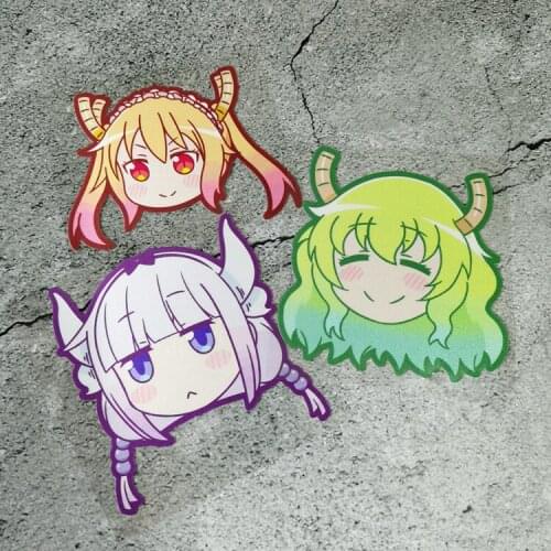 1PCS Lovely Cute Girl Motorbike Helmet Automobile Tail Window Scratches Cover Stickers Car Styling Decals