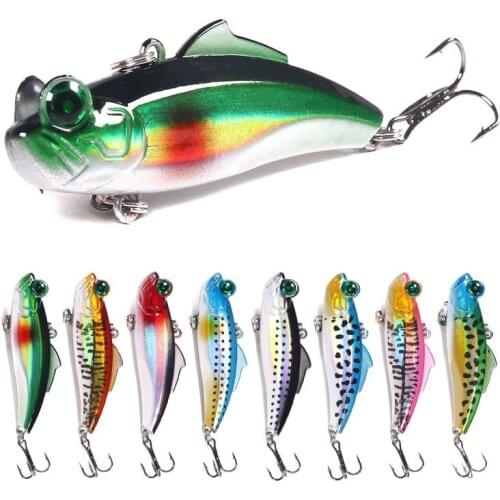 1PCS Fishing Lures Swim Minnow Jig Hard Bait 6.5cm/12.5g Artificial Trolling Crankbait Wobbler Lures Pike 6# Hook Fishing Tackle
