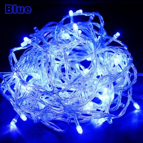 1 PC EU plug/US plug Fairy Led Strip Light RGB LED Lighting 10M/20M Christmas Tree Decor Lamp String For Wedding Party Holiday