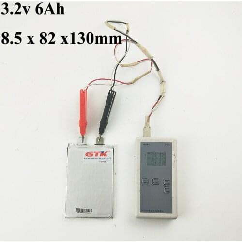 16pcs brand lifepo4 3.2v 6Ah cell 3.2v 6000mah not 7ah 8ah 9ah 10Ah for pack diy 8582130 24v 12ah 48v 6ah power tools storage