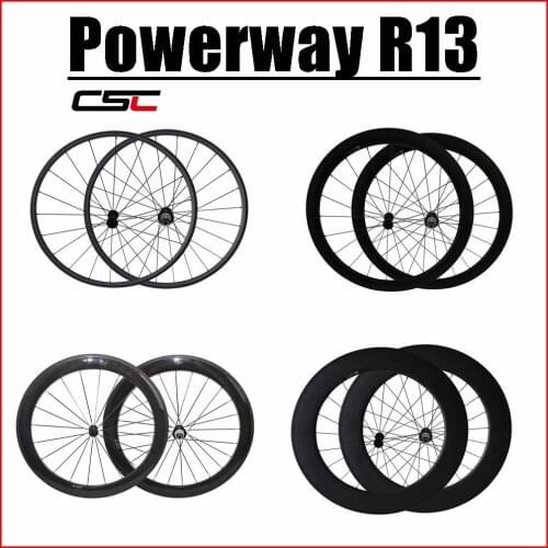Tubeless Carbon Road Wheels 38mm 50mm 60mm Carbon Aero Wheelset U Shape Diffenent Spokes to Choose