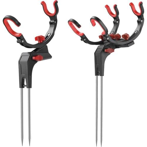 Fishing Rod Holder Lifting Fishing Pole Tackle Bracket Ground Holder Rack Stand