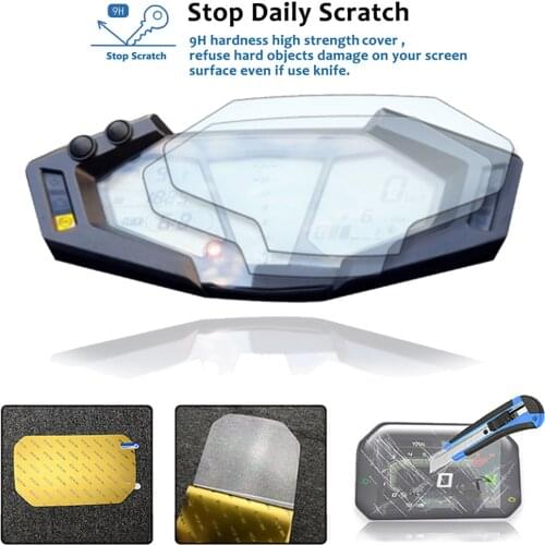 For Kawasaki Z800 Z 800 2012 2013 2014 2015 2016 2017 2018 Motorcycle Cluster Scratch Protection Film Screen Protector