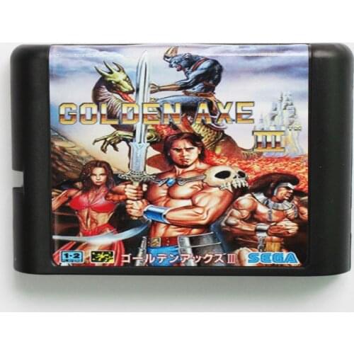 Golden Axe III 3 Game Cartridge Newest 16 bit Game Card For Sega Mega Drive / Genesis System