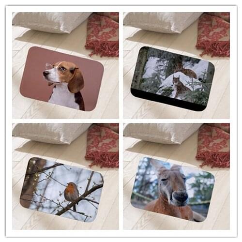 Quality Digital printing 40x60cm floor mat hallway doormat suede Welcome entrance door mat
