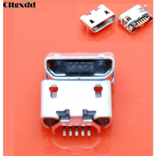 Cltgxdd G23Y Micro USB Connector , 5pin female USB jack OX Horn Type Tail socket Charging port