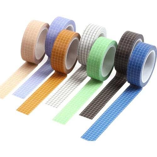 10M Washi Tape Cute Decorative Adhesive Tape Solid Color Masking Tape For Stickers Scrapbooking DIY Stationery Tape